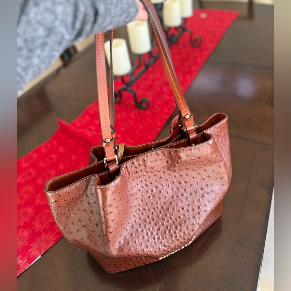 Dooney & Bourke Ostrich Leather Bag - Picture 8 of 9